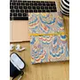 SAHARANPUR HANDICRAFTS Handmade Paper Diary 2 in 1 combo for Girls - Beautiful Marble Paper Journal Diary for Writing Personal Gratitude Journal Diary to Write Daily 2021 A5 Travel Diary (White/Yellow), 2 image
