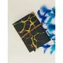 SAHARANPUR HANDICRAFTS Black Handmade paper diary for girls - beautiful marble paper journal diary for writing personal gratitude journal diary to write daily 2021 travel diary (6*8), 6 image