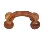 SAHARANPUR HANDICRAFTS Sheesham Wooden Easy-to-use & carry Hand Roller Body/Foot Massager- Stress Relief- Acupressure- Set of 3, 4 image