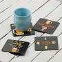 SAHARANPUR HANDICRAFTS Printed Wooden Coasters for Tea Coffee (Set of 12 4x4 Inch) (Friend Beer & Playing Cards), 3 image