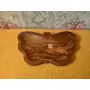 SAHARANPUR HANDICRAFTS Snack Serving Butterfly-Design Plate/Tray/Dish for Kitchen/Home/Caf/Restaurants (Sheesham Wood Set of 1), 6 image
