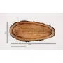 SAHARANPUR HANDICRAFTS Wooden Tray Papaya ShapeWooden Serving Tray/Platter for Home and Kitchen, 3 image