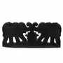 SAHARANPUR HANDICRAFTS Welcome Stylish Wooden Decorative Elephants Key Holder with 5 nobs, 2 image