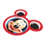 SAHARANPUR HANDICRAFTS Children's Mickey Mouse Shaped Serving Food Plate Mickey Mouse Bowl Fruit Plate Baby Cartoon Pie Bowl Plate Children Tableware (Set of 1), 3 image