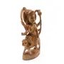 CHURU SANDALWOOD CARVED 10" Wooden Hand Carved Godess Durga Idol Sculpture Home Decorative Figurines, 2 image