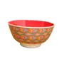 SAHARANPUR HANDICRAFTS Melamine Bowl Set | 6 Inch 650 ML 650 ML 2 Tone Coloured Round Bowl Set of 2| Vegetable Bowl | Snack Bowl | Soup Bowl | Mini Serving Bowl Set of 2 (VAMI 2 Tone), 2 image