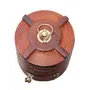 SAHARANPUR HANDICRAFTS Wooden Money/Piggy Bank Money Box Coin Box with Carved Design for Kids/Children. with Lock Sisam Wood, 3 image