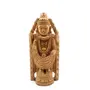 CHURU SANDALWOOD CARVED Wooden Fine Carved Lord Tirupati Balaji Standing Statue Sculpture for Office and Home Dcor 10"