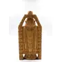 CHURU SANDALWOOD CARVED Wooden Fine Carved Lord Tirupati Balaji Standing Statue Sculpture for Office and Home Dcor 10", 3 image