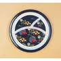 SAHARANPUR HANDICRAFTS Melamine Kids Plate | Round 3 Section 10'' Multicolor Plate with Prints for Boys and Girl | Food Serving Plate with Partition (Car Round Shape), 3 image
