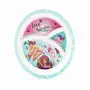 SAHARANPUR HANDICRAFTS Melamine Kids Plate | Round 3 Section 10 '' Multicolor Plate with Barbie Butterfly Prints for Girls | Food Serving Plate with Partition (Barbie Butterfly), 2 image