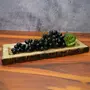 SAHARANPUR HANDICRAFTS Mango Wood Tray Multipurpose Handmade & Handcrafted Serving Tray Rectangular Wooden Nested Platter - Size (37 x 17 x 2.5cm), 2 image