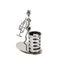 GreenTouch Iron Pen Stand/Pencil Stand and Musician Playing Trumpet Table Top Showpiece, 3 image
