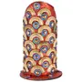 CHURU SANDALWOOD CARVED PRODUCTS Handmade Napkeen Stand & Tissue Paper Stand. Easter Day Gift - Red and Gold, 3 image