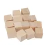 BIJNOR - METAL INLAY IN WOOD Blank Wooden Shapes 1.5 Inch Blocks Square Pieces Embellishment Crafts Toys 10 Pieces | Wooden Plain Cubes for Project and Other Practical Usage | Dice for Painting, 7 image