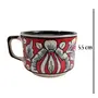 KHURJA POTTERY Handmade Ceramic Cup/Tea Cup/Ceramic Coffee Cup 100 ml Best for Gifting Made by Awarded/Certified Indian Artisan, 5 image