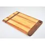 KHURJA POTTERY Wooden Chopping/Cutting/Slicing Board with Hanging Hole Reversible use Wood Used - Sheesham/Neem/Mango 30 X 19.5 X 1.8 CM Large, 2 image