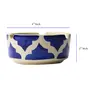 KHURJA POTTERY Hand painted Ceramic Hand Painted/Beautiful Ashtray set of 1, 2 image