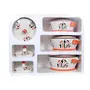 KHURJA POTTERY Ceramic Pottery Casseroles with Lid for Home Kitchen Dinning Serving Ware Storage Containers - Combo Pack of 3, 2 image