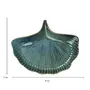KHURJA POTTERY 'Sea Shell' Green Ceramic Platter for Serving | Platter Plate for Snacks Starters for Home Office | Apetizer Tray for Hotel & Restaurnats, 4 image