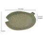 KHURJA POTTERY 'Sage Fish' Serving Platter for Snacks - Platters Ceramic Platter Starter Plates Microwave Safe (Sage Green), 5 image