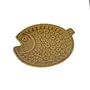 KHURJA POTTERY 'Ochre Fish' Serving Platter for Snacks - Platters Ceramic Platter Starter Plates Microwave Safe (Yellow Ochre), 3 image