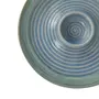 KHURJA POTTERY 'Spiral Chills' Chip & Dip Serving Platter for Snacks - Ceramic Platters Blue Pottery Starter Plates Microwave Safe (Blueish Green 10 Inch), 3 image