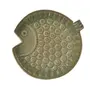 KHURJA POTTERY 'Sage Fish' Serving Platter for Snacks - Platters Ceramic Platter Starter Plates Microwave Safe (Sage Green), 2 image