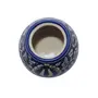 KHURJA POTTERY Ceramic Milk Jug/Creamer and Sugar Pot 175ml Each Blue Handmade & Handprinted 2 Piece Microwave & Dishwasher Safe, 7 image