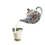 KHURJA POTTERY Ceramic Printed Multicolored 400ml Floral Tea Pot Kettle for Serving Milk Coffee and Green Tea, 4 image