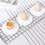 KHURJA POTTERY White Porcelain Egg Holder or Chip and Dip Set of 2 for Hard & Soft Boiled Eggs or Snacks, 5 image