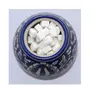 KHURJA POTTERY Ceramic Milk Jug/Creamer and Sugar Pot 175ml Each Blue Handmade & Handprinted 2 Piece Microwave & Dishwasher Safe, 9 image