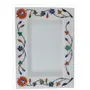 MARBLE INLAY ART AGRA - PACCHIKARI Marble Photo Frame with Inlay Work Showpeace Item for Home Decoration., 4 image