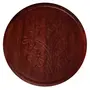 MARBLE INLAY ART AGRA - PACCHIKARI Wooden Coaster Set with Flower Inlay Work: Decorative Set of 6 Hot Pad Mat (12302A), 5 image