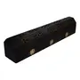 MARBLE INLAY ART AGRA - PACCHIKARI Wooden Incense Stick Holder Cone Burner Stand Box: Storage Compartment Ash Catcher: Hand Carved with Star Brass Inlay (11009A), 2 image