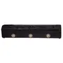 MARBLE INLAY ART AGRA - PACCHIKARI Wooden Incense Stick Holder Cone Burner Stand Box: Storage Compartment Ash Catcher: Hand Carved with Star Brass Inlay (11009A), 3 image