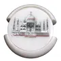MARBLE INLAY ART AGRA - PACCHIKARI Handmade Marble Coaster Set with Inlay Work. Size: 4 x 4 inch ( Container Size), 4 image