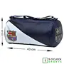 5 O' CLOCK SPORTS Gym Bag Combo Set Enclosed with Soft Leather Gym Bag for Men Fitness - Blue FCB Green Gym Gloves Black Cyclone Shaker Black Skipping Rope and Black Hand Gripper, 2 image