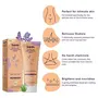 Sanfe Bikini Line Hair Removal Cream with Spatula and Intimate Wipes - 100g - Natural and Safe for sensitive skin - Lavender Aloe Vera Shea Butter, 2 image