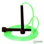 5 O' CLOCK SPORTS Combo of Let The Gains Begin (Green) Gym Bag Gloves (Green) Spider Shaker (Green) Skipping Rope (Green) and Hand Gripper (Green) Gym and Fitness Kit., 4 image