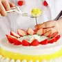 Tuelip Stainless Steel Cake Cupcake Icing Cream Decorating Nail Tool with Plastic Flower Lifter Scissor, 5 image