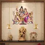 Rangoli god & God's Large Shiv Darbar Modern Art 113 Sticker 50x70 cm (Pack of 1), 2 image