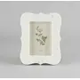 AGRA SOFT STONE CARVING PRODUCTS Lisa Marble Photo Frame For Gift Table And Couple Room Decoration (Photo Size 6X4 Inch) Tabletop White