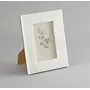 AGRA SOFT STONE CARVING PRODUCTS Mia Marble Photo Frame for Gift Table and Couple Room Decoration (Photo Size 6x4 Inch)