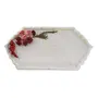 AGRA SOFT STONE CARVING PRODUCTS Marble Long Maroc Serving Platter (White 11.75 x 6 x 0.59 Inches), 8 image
