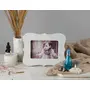 AGRA SOFT STONE CARVING PRODUCTS Lisa Marble Photo Frame For Gift Table And Couple Room Decoration (Photo Size 6X4 Inch) Tabletop White, 3 image