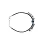 Priyaasi Women's Evil Eye Beads Silver Plated Anklets And 27X1.5 Cm Black, 6 image
