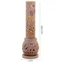 AGRA SOFT STONE CARVING PRODUCTS Marble Soapstone Bottle Shape Elephant Design Incense Stick Holder Agarbatti Stand&Tea Light Burner for Puja and Home Decor., 2 image