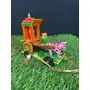 VARANASI WOODEN TOYS Handmade Wooden Horse Chariot Golu Doll (13 cm x 9 cm x 14 cm), 7 image
