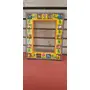 VARANASI WOODEN TOYS Wooden Mirror Frame Wall Mounting with Mirror (50.8 x 40.6 x 2.5 Centimeters), 6 image